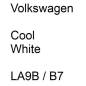 Preview: Volkswagen, Cool White, LA9B / B7.